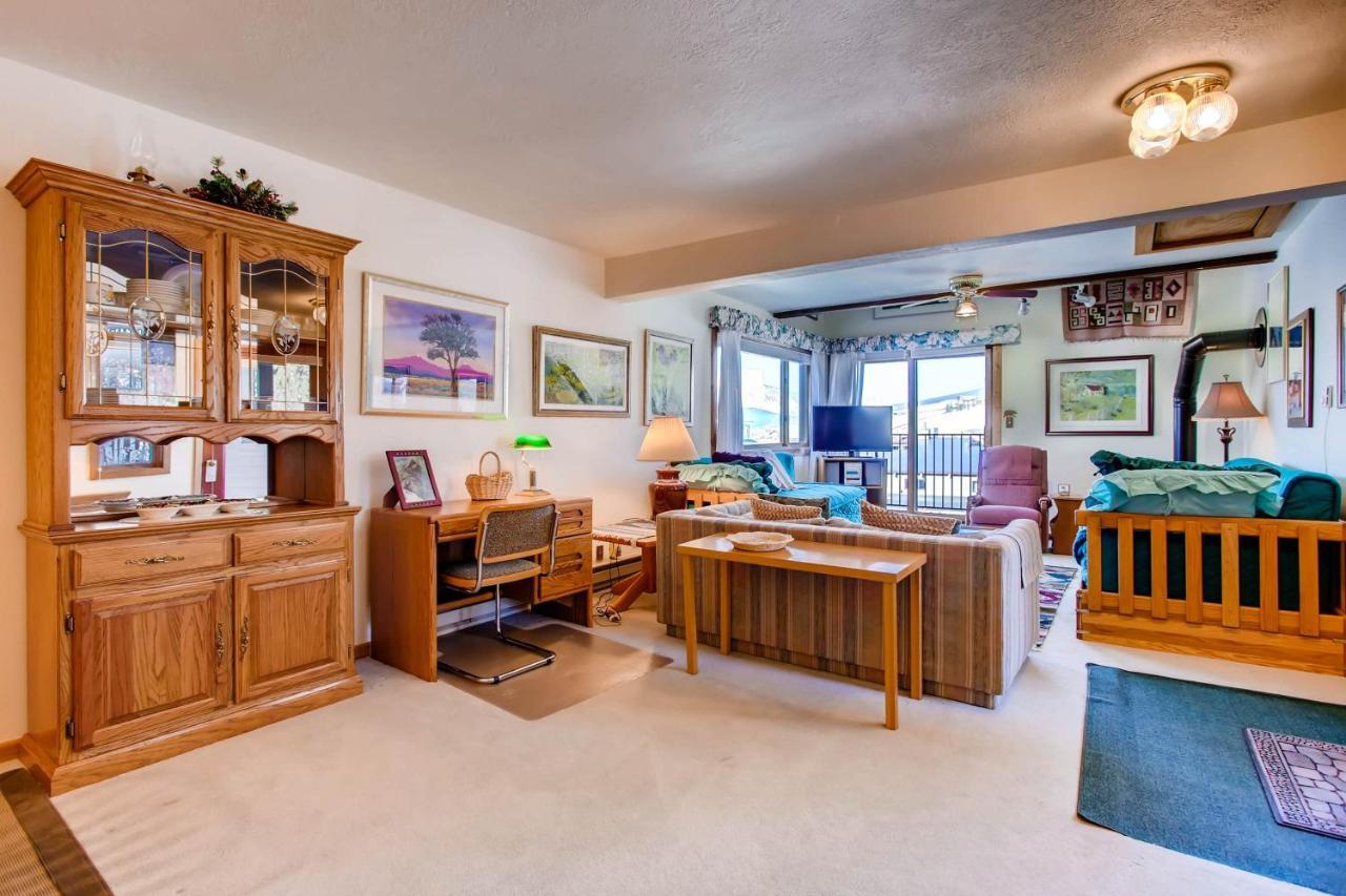 Ski-In Ski-Out Studio Private Balcony & Fireplace Condo Crested Butte Eksteriør bilde